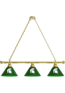 Michigan State Spartans 3 Shade Gold Billiard Lamp