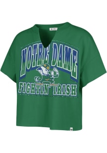 47 Notre Dame Fighting Irish Womens Kelly Green Win Big Short Sleeve T-Shirt