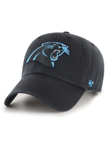 47 Carolina Panthers Black Clean Up Youth Adjustable Hat