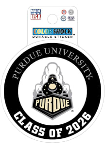 Purdue Boilermakers Class of 2026 Durable Stickers - Black