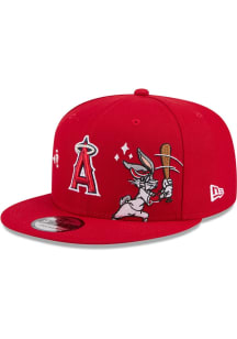 New Era Los Angeles Angels Red Looney Tunes 9FIFTY Mens Snapback Hat