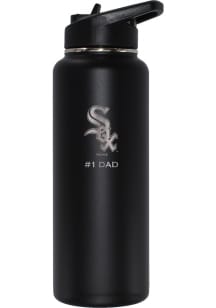 Chicago White Sox Dad 34oz Stainless Steel Bottle - Black