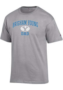 Champion BYU Cougars Grey Arch Logo Dad Jersey Short Sleeve T Shirt