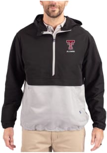 Cutter and Buck Texas Tech Red Raiders Mens Black Charter Eco Pullover Jackets