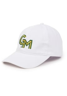 George Mason University White Classic Ponyback Womens Adjustable Hat