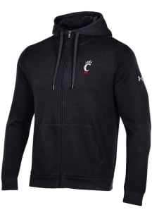 Under Armour Cincinnati Bearcats Mens Black All Day Long Sleeve Full Zip Jacket