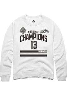 Grant Slukynsky Western Michigan Broncos Mens White NIL 2025 National Champions Shirzee Player Cre..
