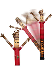Louisville Cardinals Black Outdoor Inflatable Scarecrow team color and team logo