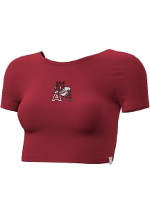 Champion Arkansas Razorbacks Womens Cardinal Twist Back Short Sleeve T-Shirt