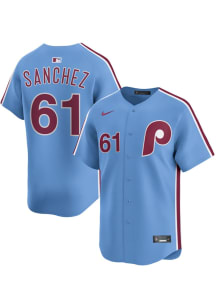 Cristopher Sanchez Nike Philadelphia Phillies Mens Light Blue Alt Limited Baseball Jersey