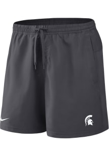 Nike Michigan State Spartans Mens Grey Primary Logo Shorts