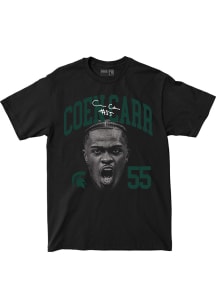 Coen Carr Michigan State Spartans Black Basketball NIL Graphic Short Sleeve Fashion Player T Shirt