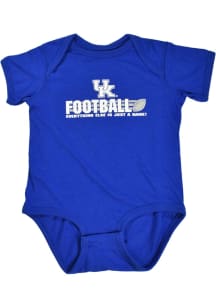 Little King Kentucky Wildcats Baby Blue Game Day Short Sleeve One Piece