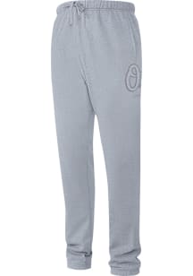 Pro Standard Baltimore Orioles Mens Grey Neutral Retro Fashion Sweatpants