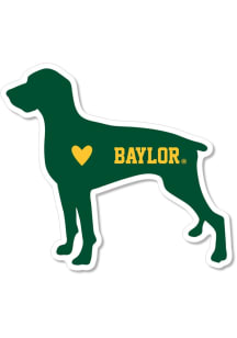Baylor Bears 3.5" Standing Dog Rugged Stickers - Green