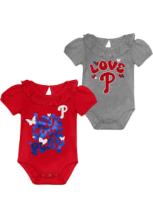 Philadelphia Phillies Baby Red Hop Base Set One Piece