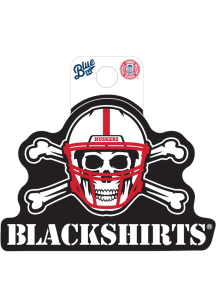 Nebraska Cornhuskers R84 Bar Above Stickers - Red