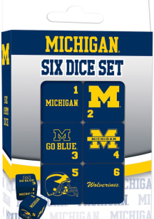 Michigan Wolverines Dice Set Game