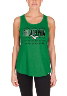 New Era Philadelphia Eagles Womens Green Training Camp Tank Top