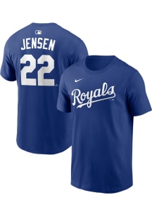 Carter Jensen Kansas City Royals Blue Home Short Sleeve Player T Shirt