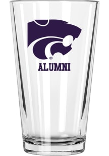 K-State Wildcats Alumni 16 oz Pint Glass - White