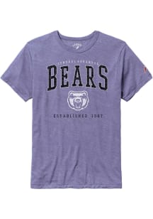 League Central Arkansas Bears Lavender Victory Falls Puff Arch Mascot Short Sleeve Fashion T Shirt