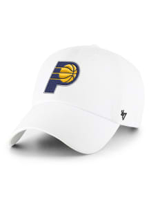 47 Indiana Pacers No Loop Clean Up Adjustable Hat - White