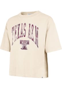 47 Texas A&M Aggies Womens White Mindi Short Sleeve T-Shirt