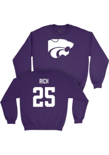 Zashon Rich K-State Wildcats Mens Purple NIL Legacy Player Crew