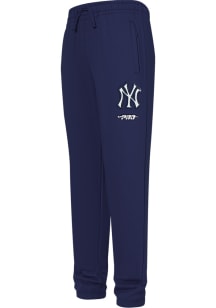 Pro Standard New York Yankees Boys Navy Blue Classic Chenille Sweatpants