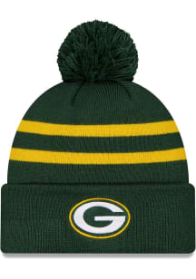New Era Green Bay Packers Green GCP Knit Pom Mens Knit Hat