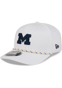New Era Michigan Wolverines Sport Stretch 9SEVENTY Adjustable Hat - White