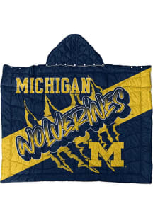 Michigan Wolverines 50" x 60" Wearable Hero Cape Fleece Blanket - Blue