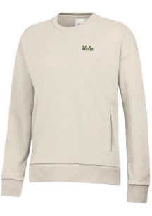 Under Armour UCLA Bruins Womens White Embroidered Crew Sweatshirt