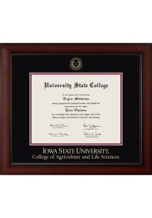Iowa State Cyclones Embossed Paxton College of Agriculture and Life Sciences Diploma Frame - Black
