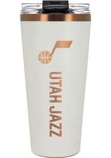 Utah Jazz 32oz Big Slim Stainless Steel Tumbler - White