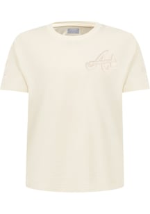 Pro Standard Atlanta Braves Toddler White Neutral Short Sleeve T-Shirt