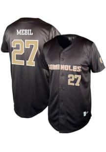 Kevin Mebil  Florida State Seminoles Mens Black NIL Baseball Jersey