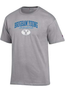 Champion BYU Cougars Grey Grandma Script Jersey Short Sleeve T Shirt