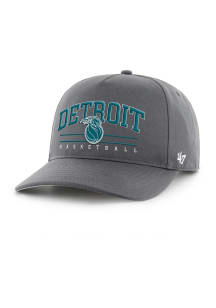 47 Detroit Pistons 2025 City Edition Roscoe Hitch Adjustable Hat - Charcoal