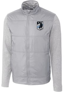 Cutter and Buck Minnesota United FC Mens Grey Stealth Light Weight Jacket
