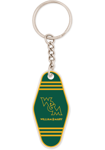 William & Mary Tribe Motel Acrylic Keychain - Green