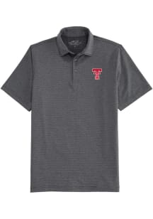 Vineyard Vines Texas Tech Red Raiders Mens Black St. Jean Short Sleeve Fashion Polo