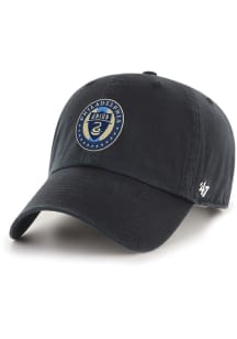 47 Philadelphia Union MLS Clean Up No Loop Label Adjustable Hat - Black