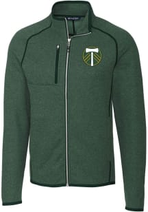 Cutter and Buck Portland Timbers Mens Green Mainsail Medium Weight Jacket