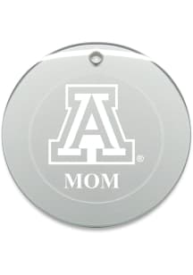 Arizona Wildcats Mom Round Ornament - White