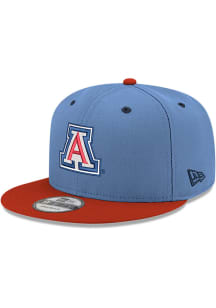 New Era Arizona Wildcats Light Blue 9FIFTY Mens Snapback Hat