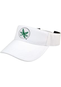 LogoFit Ohio State Buckeyes Mens White Slice Adjustable Visor