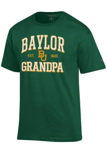 Champion Baylor Bears Green Est. Date Grandpa Jersey Short Sleeve T Shirt