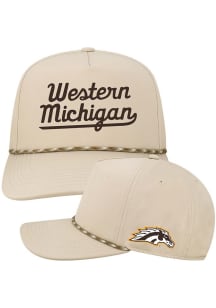 Western Michigan Broncos Caddy Adjustable Adjustable Hat - Beige